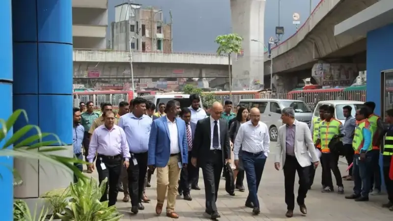 Representatives of the Ministry of Land, Infrastructure, Transport and Tourism (MLIT) of Japan along with PPP Officials Visits Mayor Mohammad Hanif Flyover